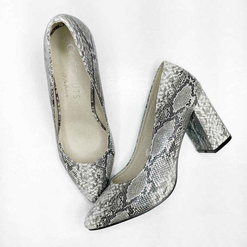 MATISSE Snakeskin Pumps